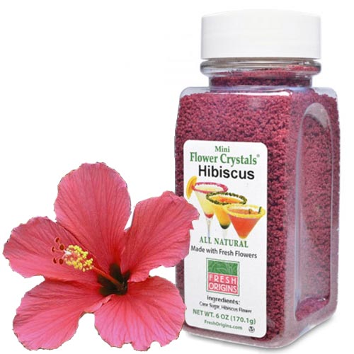 hibiscus crystals with flower