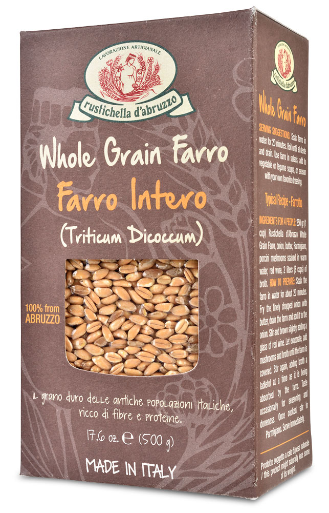 rustichella dabruzzo whole grain farro box