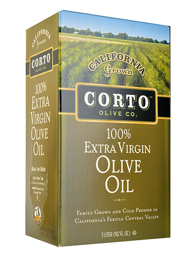 Corto Extra Virgin Olive Oil - 3-liter Bag-in-a-Box